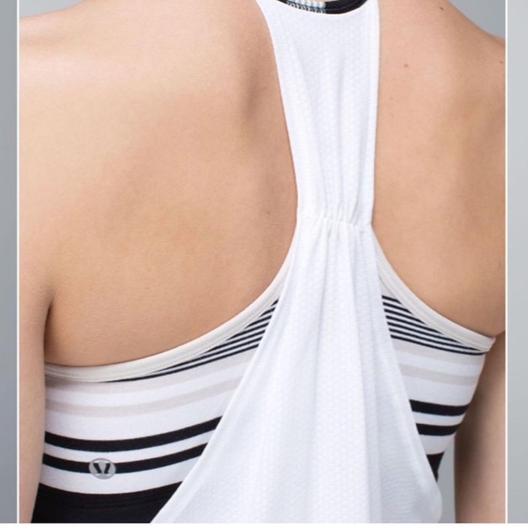 White Lululemon No Limits Tank - Picture 2 of 5
